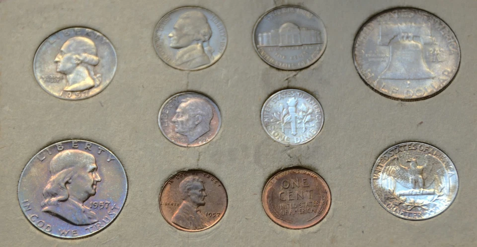 1957 Philadelphia & Denver Double Mint Sets - Image 4 of 4