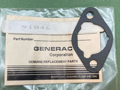 #ad NEW GENUINE GENERAC 91846 GASKET CARB AIRBOX $23.43
