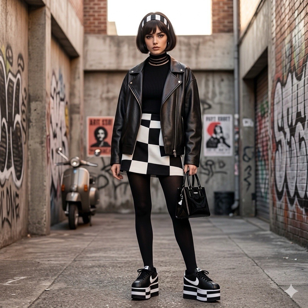 8 Black White Chunk Bv0070-002