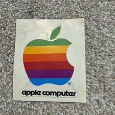 Vintage Apple Computer Unused Sticker