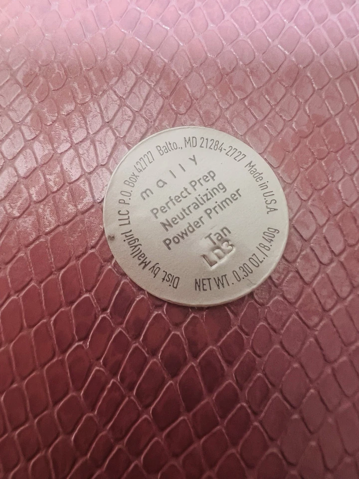 Mally Perfect Prep Neutralizing Powder Primer TAN 0.30 oz/ 8.4g. Rare-New - Image 3 of 3