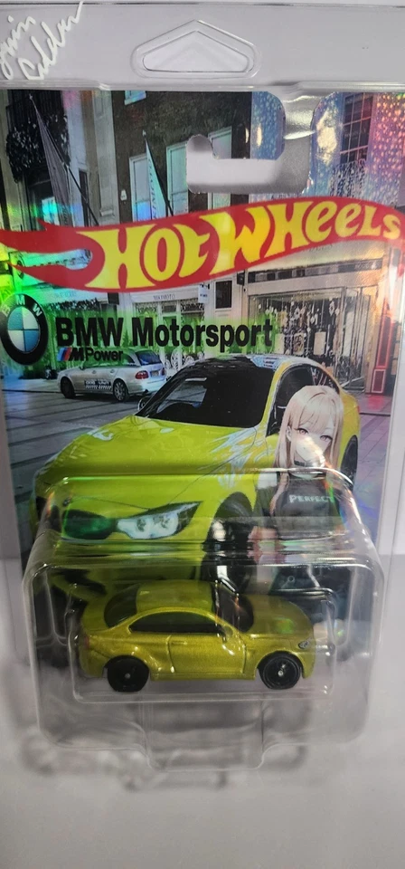 BMW M2 Diecast 1:64 tarjeta personalizada Hot Wheels BMW Silver Series 2016 ¡pilotos reales! Foto 3 de 4