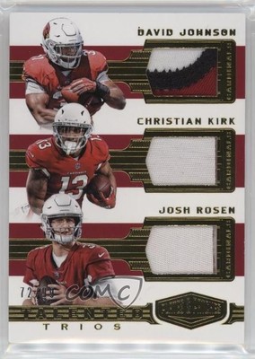 2018 Plates & Patches Talented Trios 72/99 David Johnson Christian Kirk 17xm