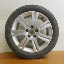 1pc 09-16 Audi B8 A4 A5 225 50 17 Rim Wheel w/Tire Silver Gray 8K0601025B OEM