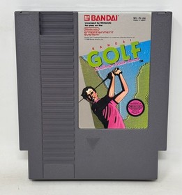 NES Nintendo - Bandai Golf: Challenge Pebble Beach - CIB Completo / Probado