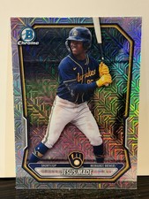 2026 Bowman Chrome Jesus Made mojo refractor Milwaukee Brewers