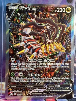 Pokémon Giratina V Alt Art 186/196 | Verlorener Ursprung | DEUTSCH | NM
