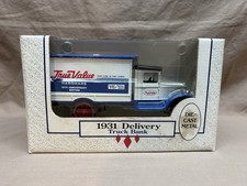 Vintage 1991 Ertl True Value 1931 Delivery Truck Coin Bank New In Box