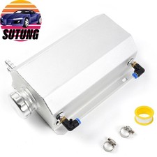 New Universal 2l Aluminum Coolant Radiator Overflow Reservoir Expansion Tank