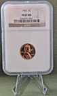 1957 Proof 1C Lincoln Wheat Cent NGC PF 67 RD
