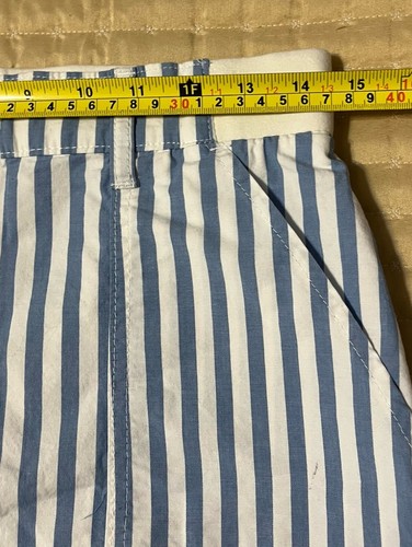 Lee Damen Skort 8 M blau weiß gestreift mittelhoher Bund Sportbekleidung - Bild 7 von 12