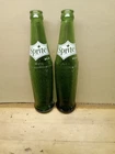 Sprite Soda Pop Cola Bottle Dimpled 10 Oz Vintage Green Coca Cola Company