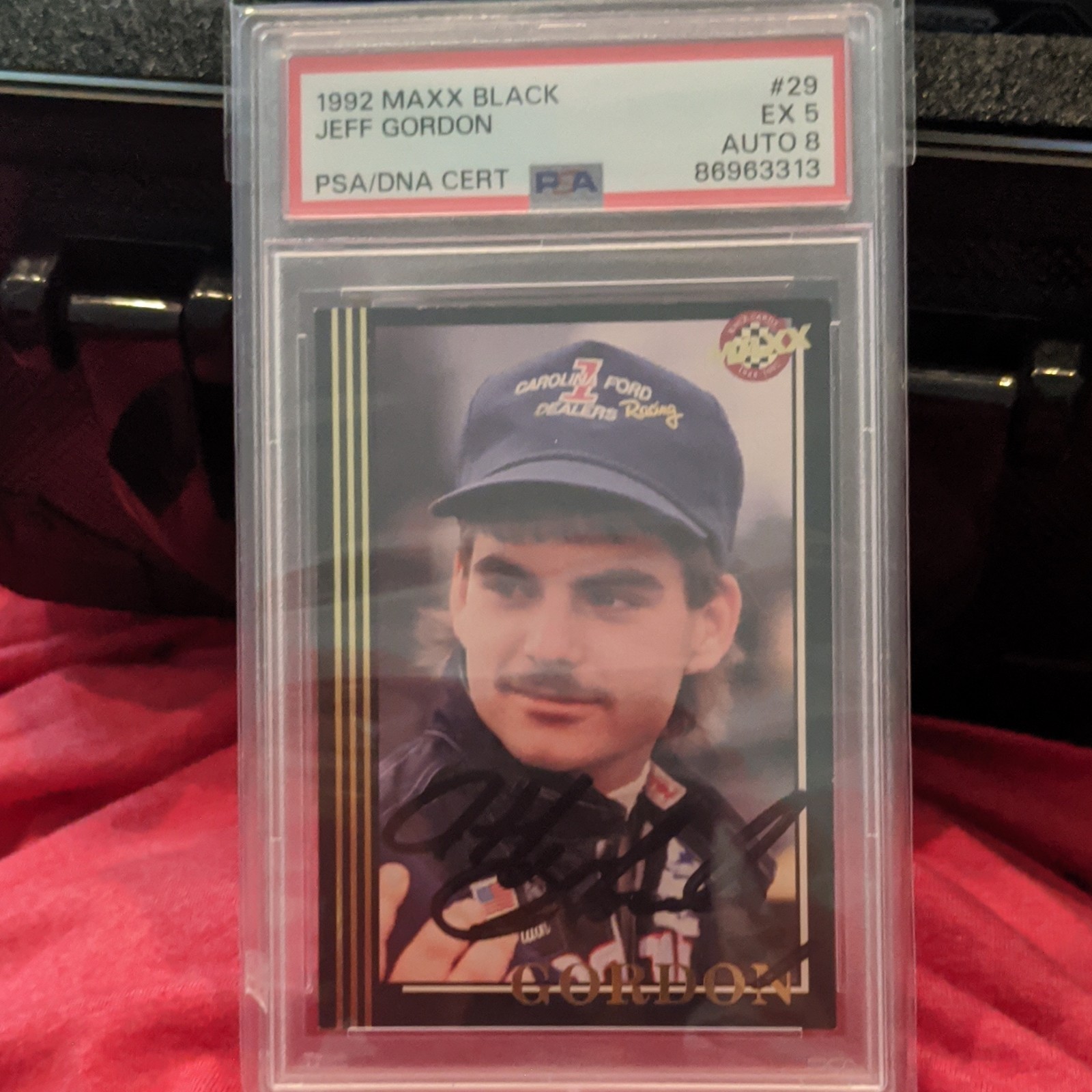 Maxx 1992 Maxx Black Jeff Gordon #29 PSA 5 Auto PSA/DNA 86963313