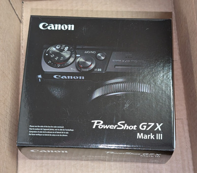 Canon PowerShot G7 X Mark III 20.1 MP Compact Digital Camera - Black (US)