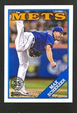 2023 Topps Max Scherzer #T88-2 1988 Baseball 35th Anniversary Series One Mets