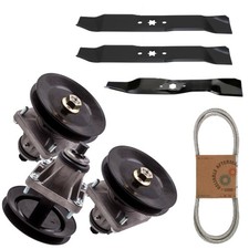 I1000 New Replacement Mower Deck Spindles Blades And Belt Kit Fits Cub Cadet I1000 New Replacement Mower Deck Spindles Blades And Belt Kit Fits Cub Cadet