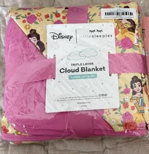 Disney Princess Belle Cloud Blanket Little Sleepies