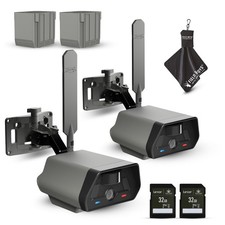 TACTACAM Defend Cellular Security Camera Motion Activated Includes 32GB SD 2PK