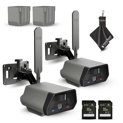 TACTACAM Defend Cellular Security Camera Motion Activated Includes 32GB SD 2PK