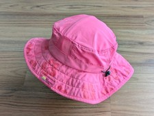 SUN PROTECTION ZONE - 50 UPF Child Size Pink Safari Bucket Beach Hat Sun Cap
