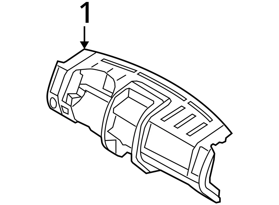 Mercury Mariner 2011 Dash Panel 8L8Z 7804320-AC 0637 Foto 4 de 4