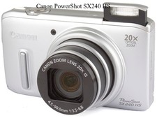 90 New Canon PowerShot SX240 HS Digital Camera W/SD Card Charger Fully Tested