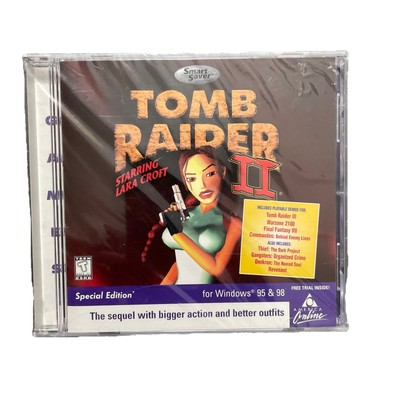 Tomb Raider CD Rom 1998 DOS Windows 95 PC Game Special Edition