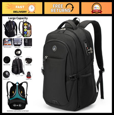 Travel Laptop Backpack for Men & Women, College School Bag, Durable & Stylish