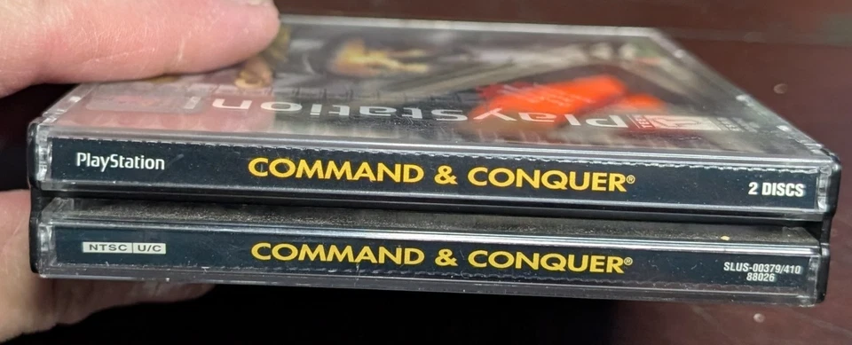 1995 PS1 Command & Conquer Sony PlayStation 1 Black Label, *NO MANUAL* NTSC - Image 3 of 4