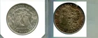 1896 P MORGAN SILVER DOLLAR CH BU BROWN TONED ON OBVERSE 8662T