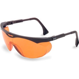 Uvex Skyper S1933X Safety Glasses Black Frame SCT-Orange Lens Anti-Fog Pip