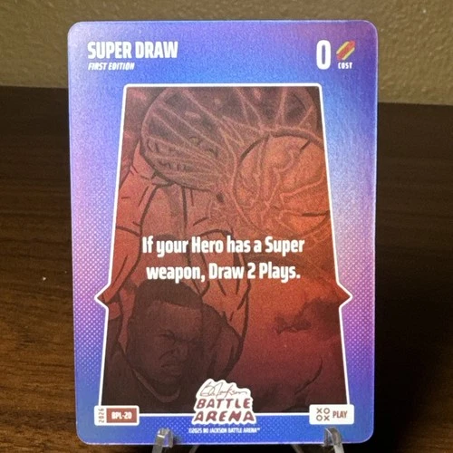 2026 BO JACKSON BATTLE ARENA SUPER DRAW PLAY CARD FOIL SP BPL-20