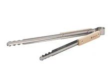 NEW Snow Peak N-020 Stainless Steel Grip and Beech Tongs Made in Japan