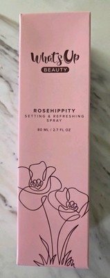 What's Up Beauty Rosehippity Setting Spray 2.7 fl oz Vegan Rose Niacinamide