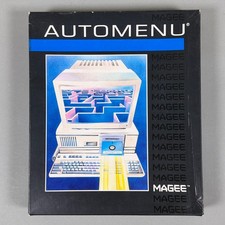 Vintage Magee AutoMenu Version 4.7 DOS Softwa...