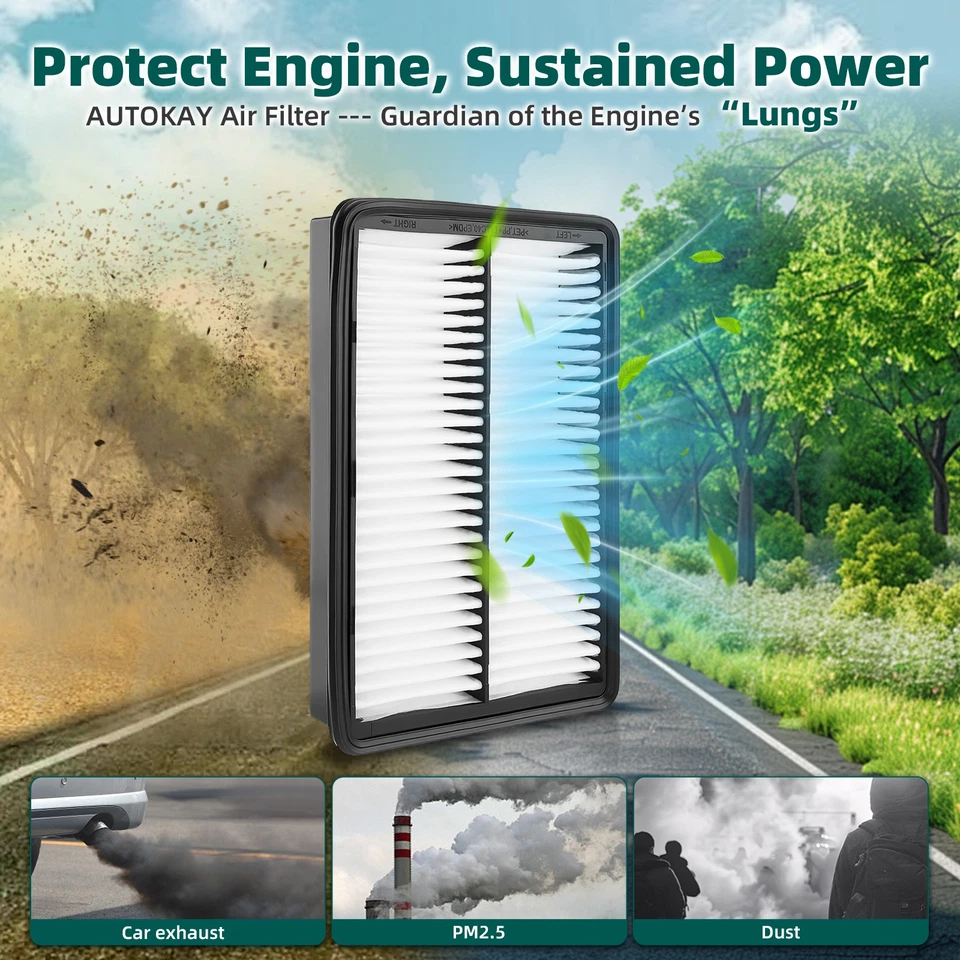 Filtro de aire de motor y cabina PE07133A0A KD4561J6X para Mazda 3 y 3 Sport 2014-2018 Foto 3 de 4