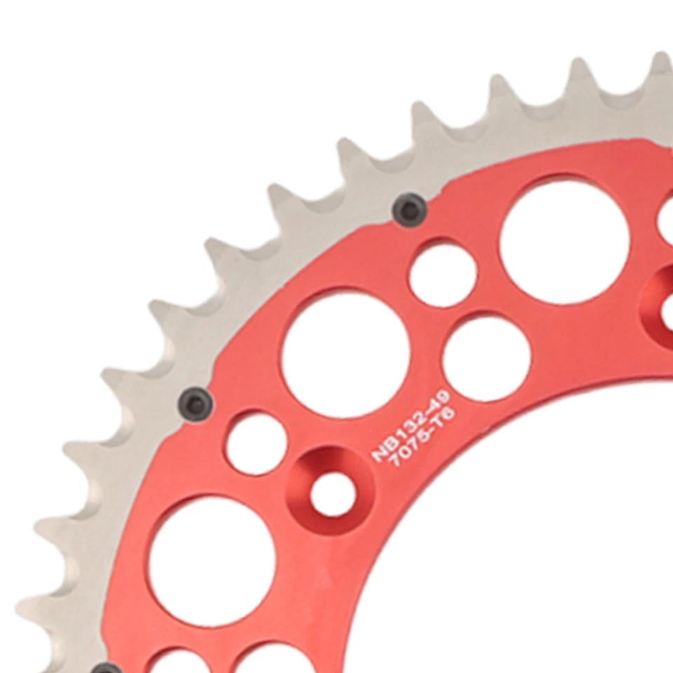 NIBBI 520 Rear Sprocket  For Honda XR250R XR400R XR650R XR650L Aluminum Steel - Image 4 of 4