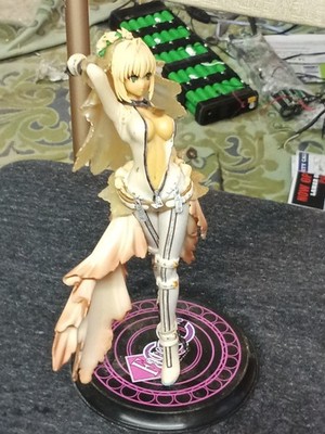 Alphamax Fate/Extra CCC: Saber PVC Figure 1/8 Scale PVC Anime Figure Japan Used