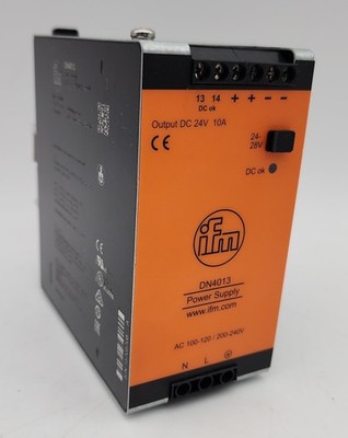 IFM DN4013 Power Supply PSU-1AC/24VDC-10A PSU1AC24VDC10A *NEXT DAY AVAILABLE*