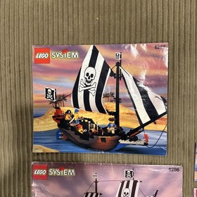 Lot Of 8 Lego PIRATES Manuals 🔥Skull's Eye Schooner 6286 Instruction 6268, 6234