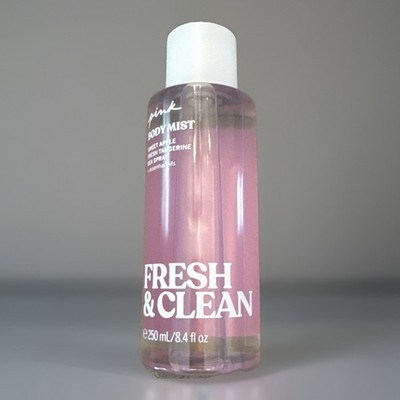 NWT- VICTORIA S SECRET PINK FRESH  AND CLEAN FRAGRANCE BODY MIST SPRAY 8.4 oz