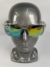Tifosi Optics Swick Crystal Clear Sunglasses Smoke Tint with Yellow Mirror Lens