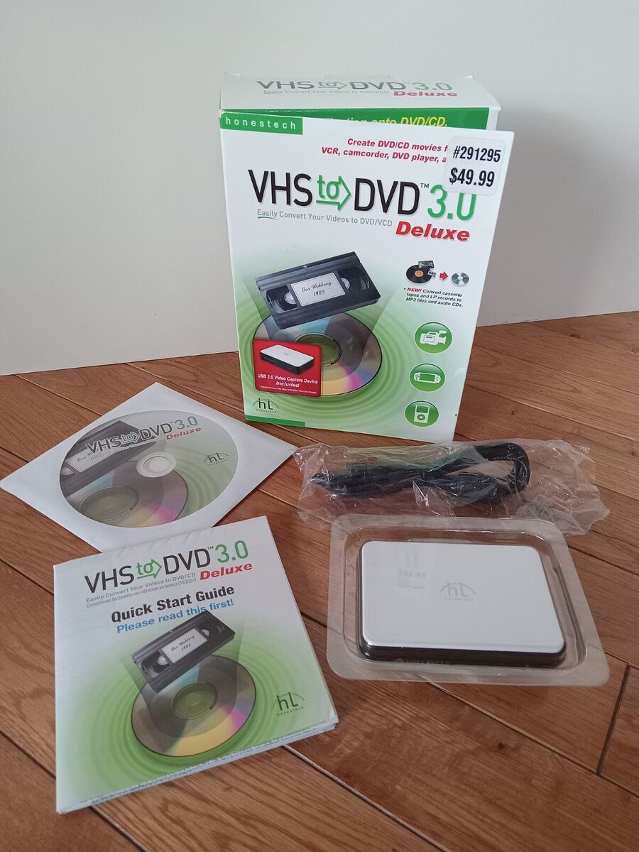 HonesTech VHS To DVD 3.0 Deluxe Video Converter VCD WMV MPEG HonesTech VHS To DVD 3.0 Deluxe Video Converter VCD WMV MPEG