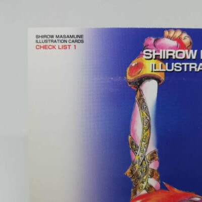 128 Illustrations SHIROW MASAMUNE illustration Card epoch JAPAN