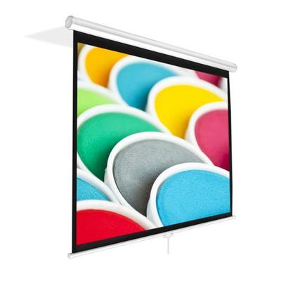 New PRJSM7206 Universal 72'' Roll & Pull Down Manual Projection Screen 42.5''x56''