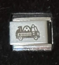 Truck Laser Italian Charm Link 9MM K3456