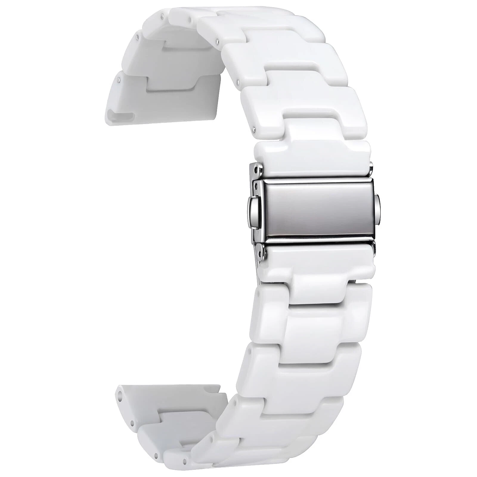 White Wristwatch Bands