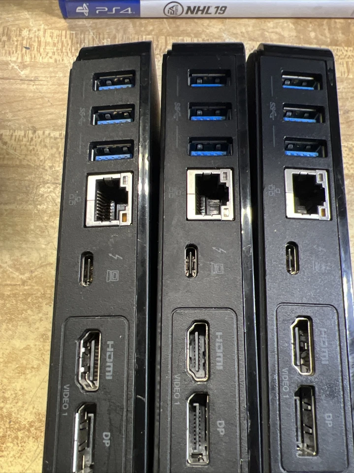 Лот из 3 док-станций Toshiba Thunderbolt 3 PA5281U-1PRP USB 3.0 ТОЛЬКО - Изображение 4 из 4