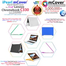 NEW mCover  Hard Shell Case for 2018 11.6" Lenovo C330 series Chromebook Laptop