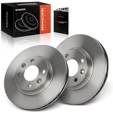 Image of 2x Brake Discs Front Pair for Dacia Logan Sandero Smart Forfour Renault Twingo